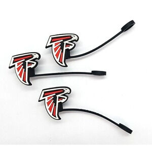 Atlanta Falcons Set of 3 Straw Toppers for 40 oz